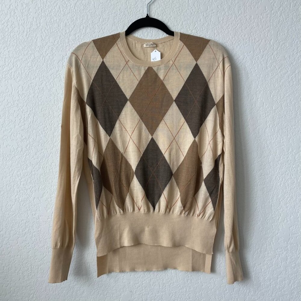 Celine Argyle Sweater